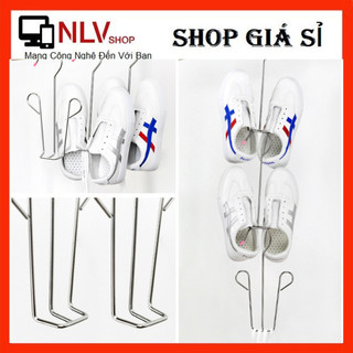 Móc inox treo phơi giày dép, quần áo , chất liệu inox không gỉ, dày 4 li, móc treo giầy cao cấp siêu bền