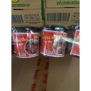 Bò khô tây bắc, khô bò xé sợi lọ 180g