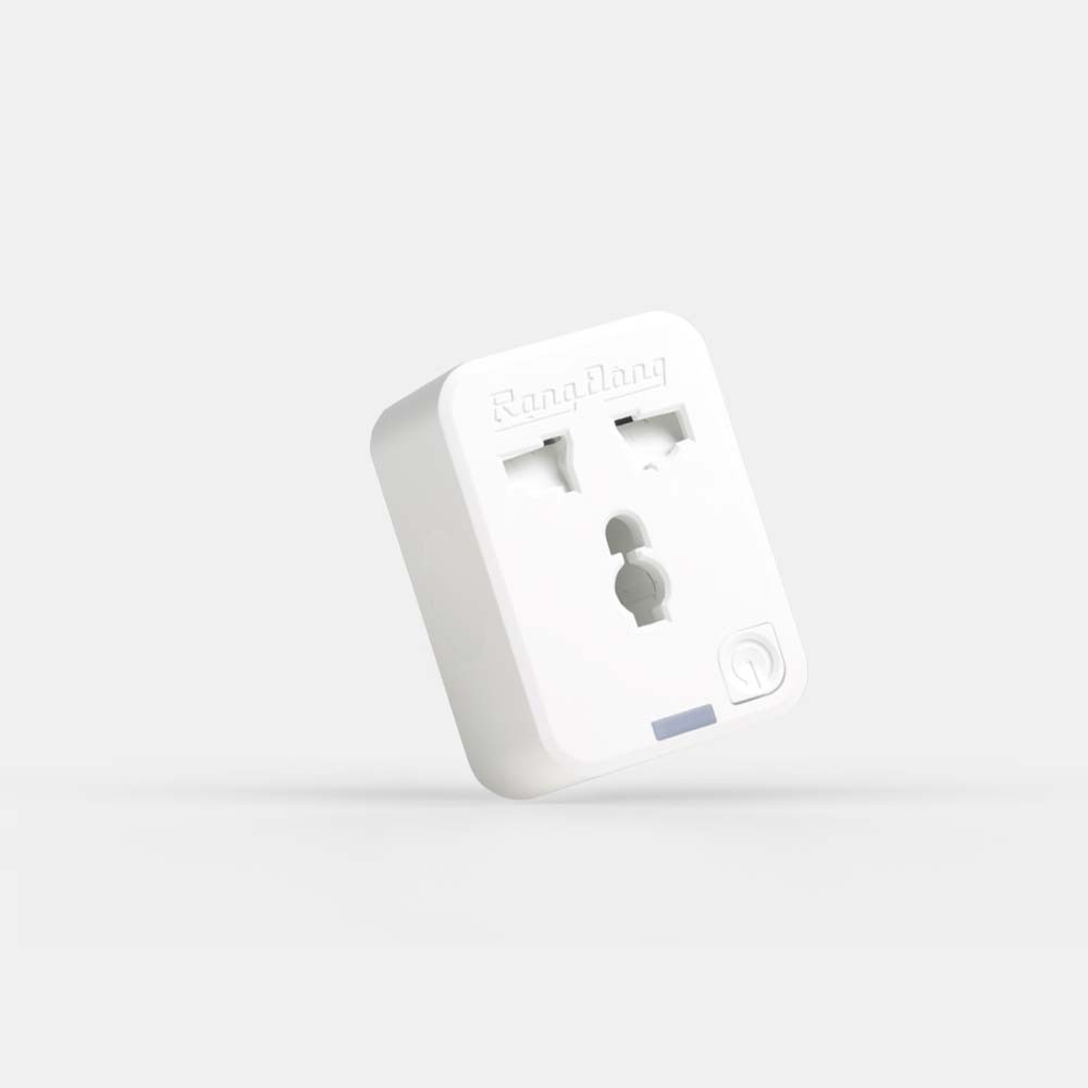 Ổ cắm đơn THÔNG MINH tích hợp WIFI Rạng Đông (Model: OC.01.WF 16A)