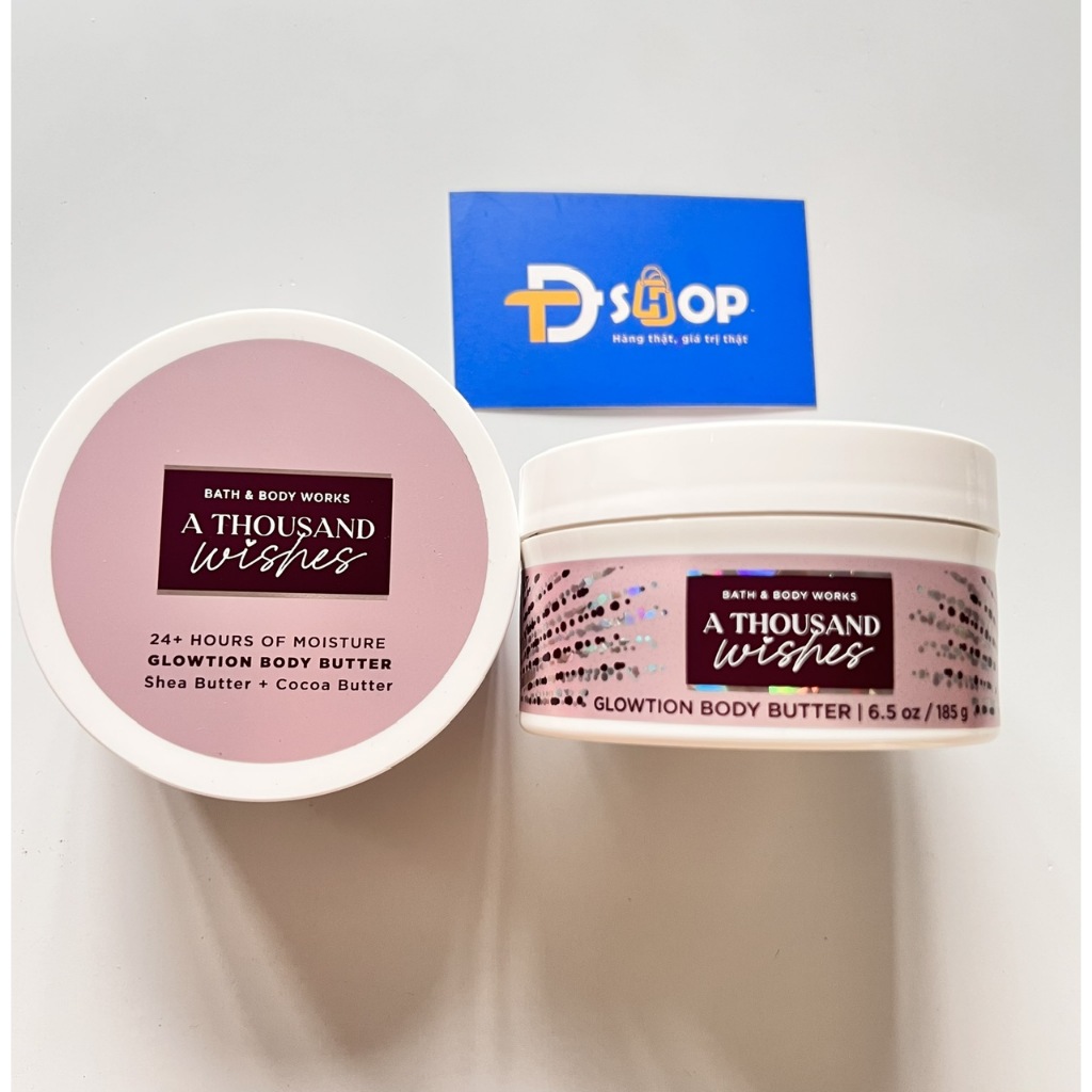 Bơ dưỡng thể ánh nhũ Bath & Body Works Glowtion Body Butter 185g
