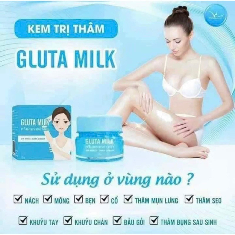 Kem Thâm Nách Gluta Milk Thái Lan Kem khử thâm Nách thâm mông