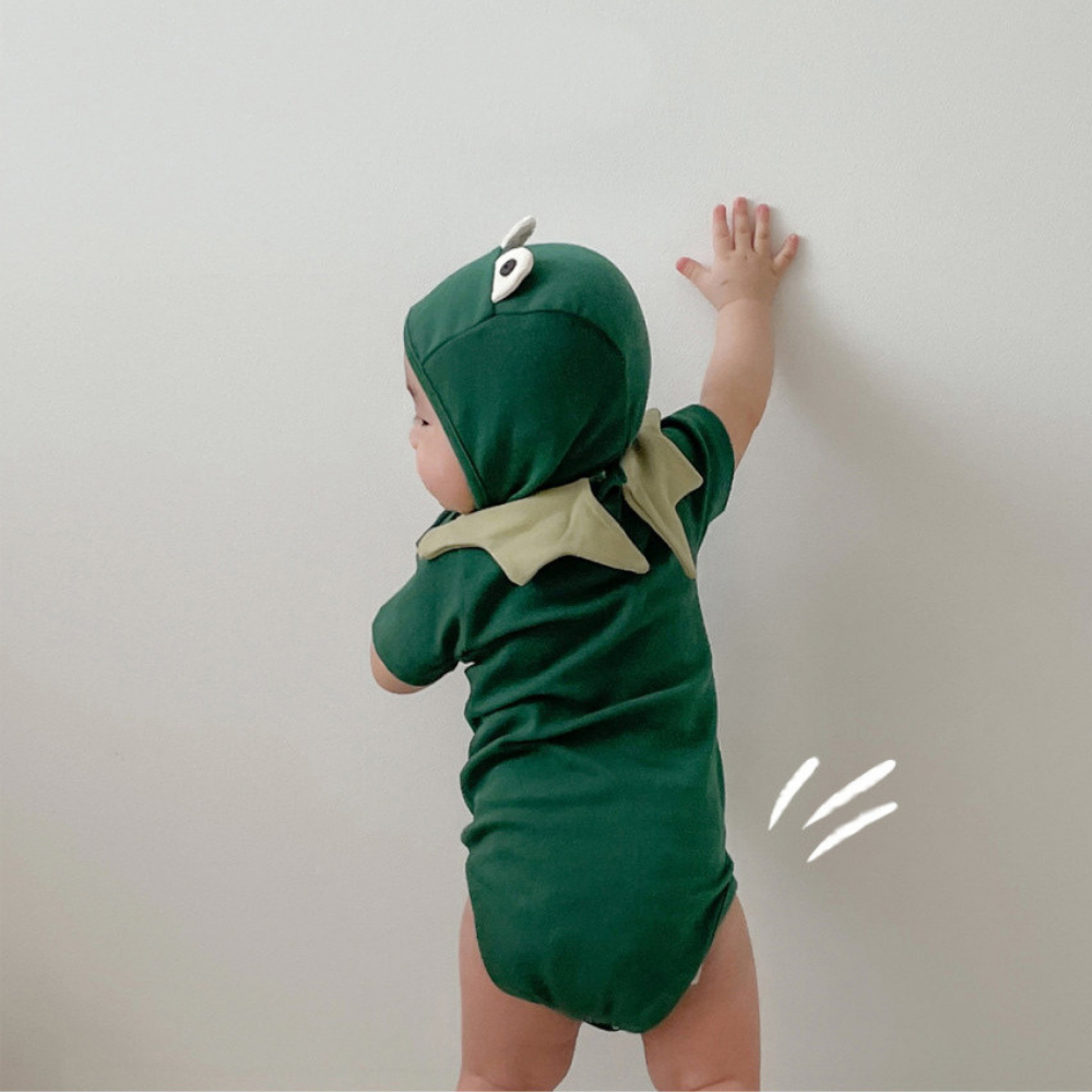 Set body chú ếch cho bé sơ sinh 4-6kg chất thun lạnh mềm mát BDK08