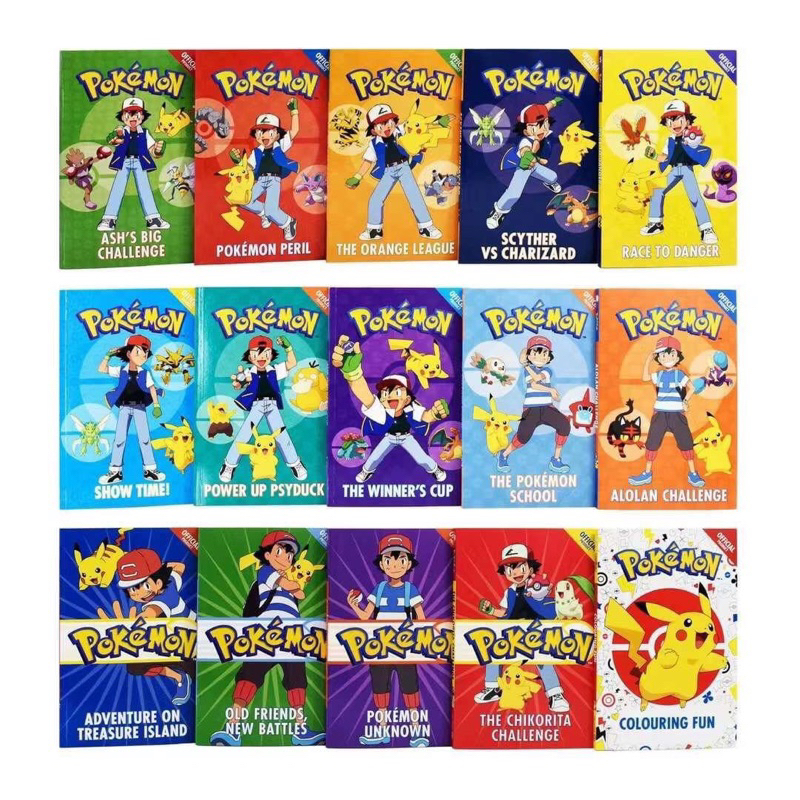 Bộ Nhập Khẩu Pokemon Epic Collection 15 Cuốn