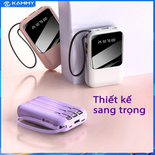 Pin sạc dự phòng mini 20000mah với 3 cổng ra micro usb / type-c tiện dụng-sạc dự phòng