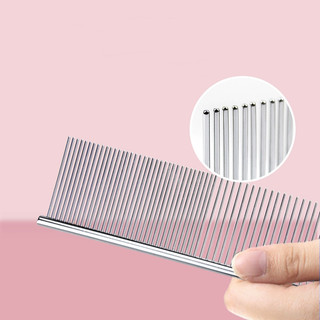 Lược sắt răng thưa chải lông rối cho chó mèo