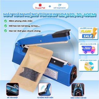 Máy hàn miệng túi dập tay kaw pfs 200 300 400, bảo quản thực phẩm - bảo hành 12 tháng