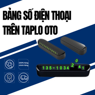 Bảng thẻ ghi số điện thoại trên ô tô gắn Taplo khi dừng đỗ xe