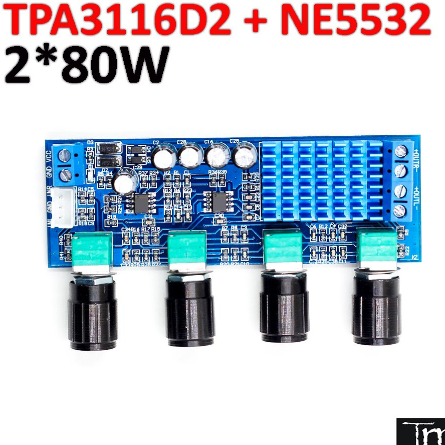 Mạch Khuếch Đại Âm Thanh TPA3116D2 -NE5532 - 2*80W