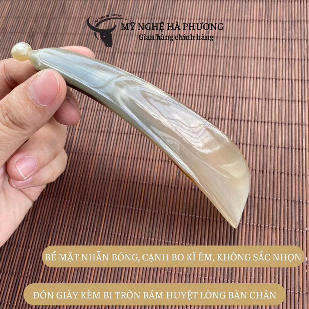 Đón Gót Giày, Cây Xỏ Giày Sừng Tự Nhiên | Mỹ nghệ Hà Phương