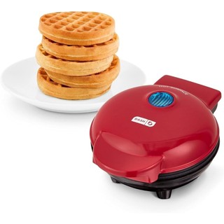 Máy làm bánh waffle mini Dash (màu đỏ)