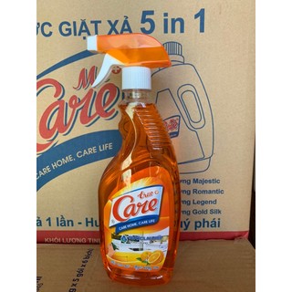 Lau bếp care hương cam 580ml