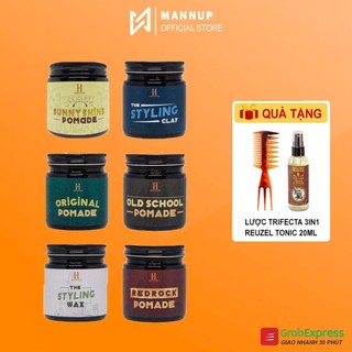 Sáp Vuốt Tóc Saigon Hustlers Pomade Sunny Shine, Original, Old School, Red Rock, Clay, Wax 112g