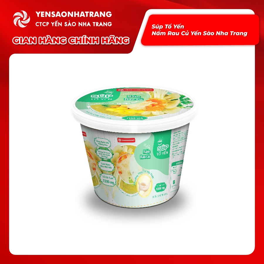 Súp Tổ Yến Nấm Rau Củ Yến Sào Nha Trang (Chính Hãng)