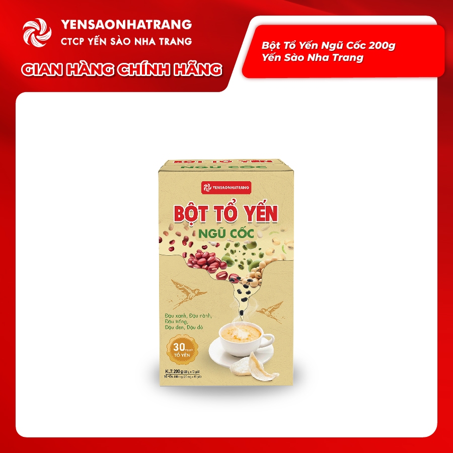 Bộ Tổ Yến Ngũ Cốc Yến Sào Nha Trang 200g (Chính Hãng)