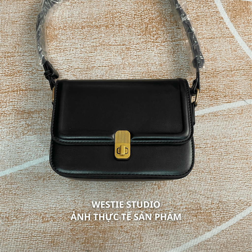 Túi Sát Nách Retro Kết Cấu Phù Hợp Dáng Túi Vuông Nhỏ Siêu Hot WESTIE STUDIO - A327.TXN