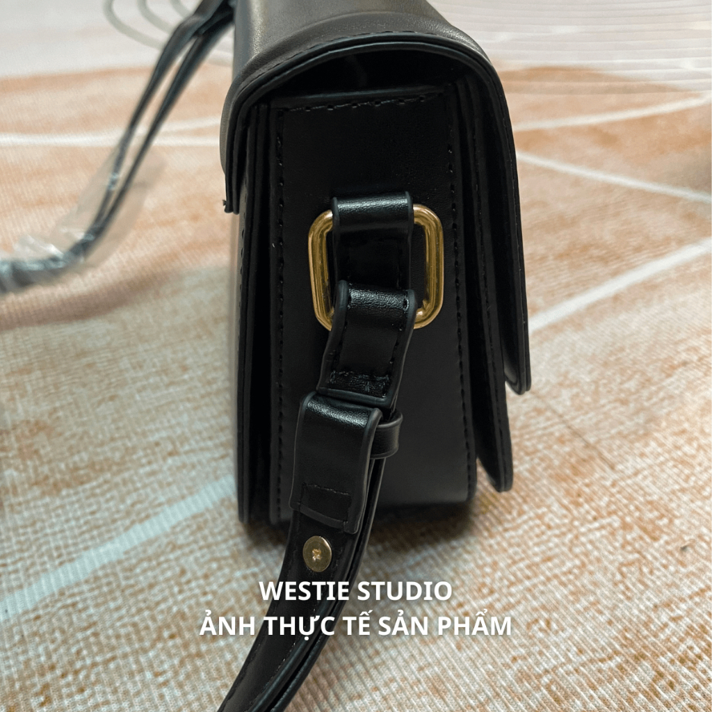 Túi Sát Nách Retro Kết Cấu Phù Hợp Dáng Túi Vuông Nhỏ Siêu Hot WESTIE STUDIO - A327.TXN