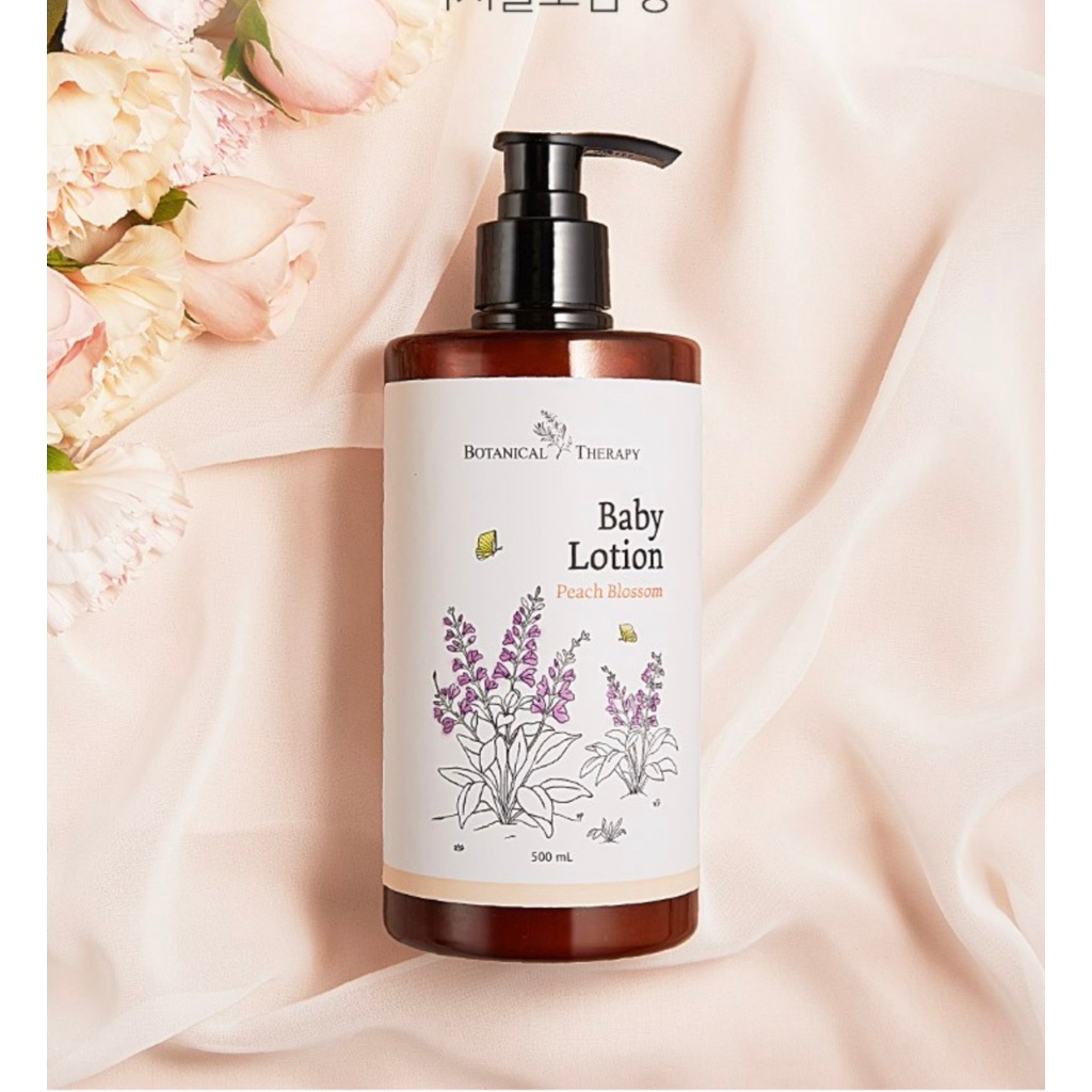 Lotion sữa dưỡng ẩm da hương hoa anh đào cho bé Botanical Therapy Hàn quốc 500ml