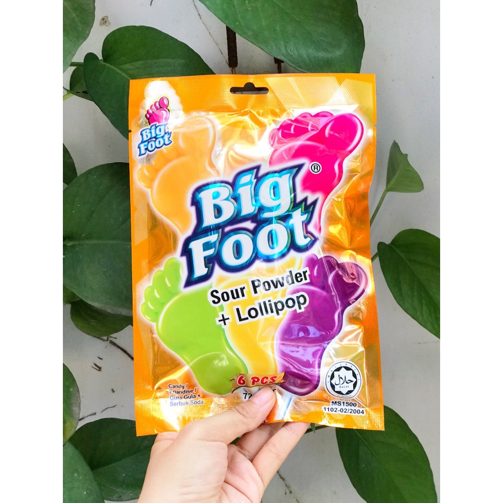 Kẹo Que Bột Chua Big Foot -  Big Foot Sour Power Lollipop
