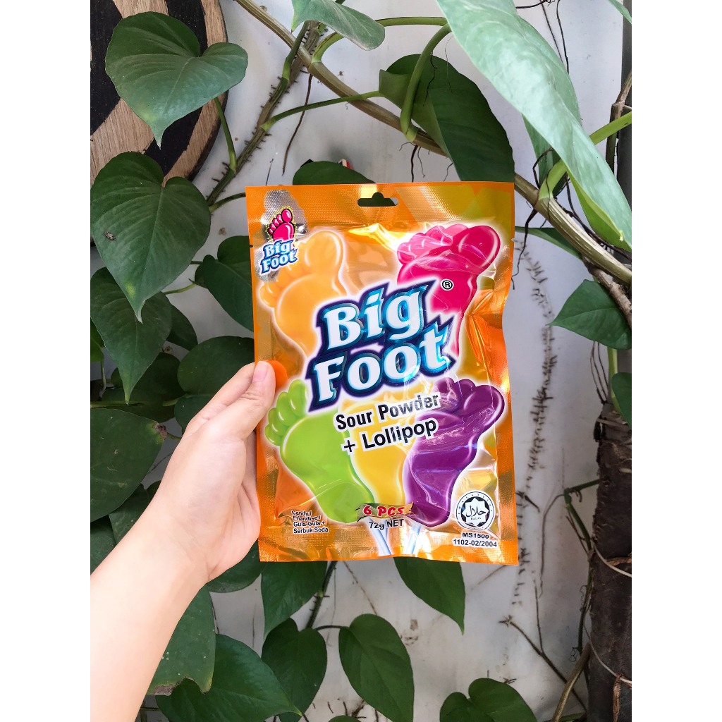 Kẹo Que Bột Chua Big Foot -  Big Foot Sour Power Lollipop
