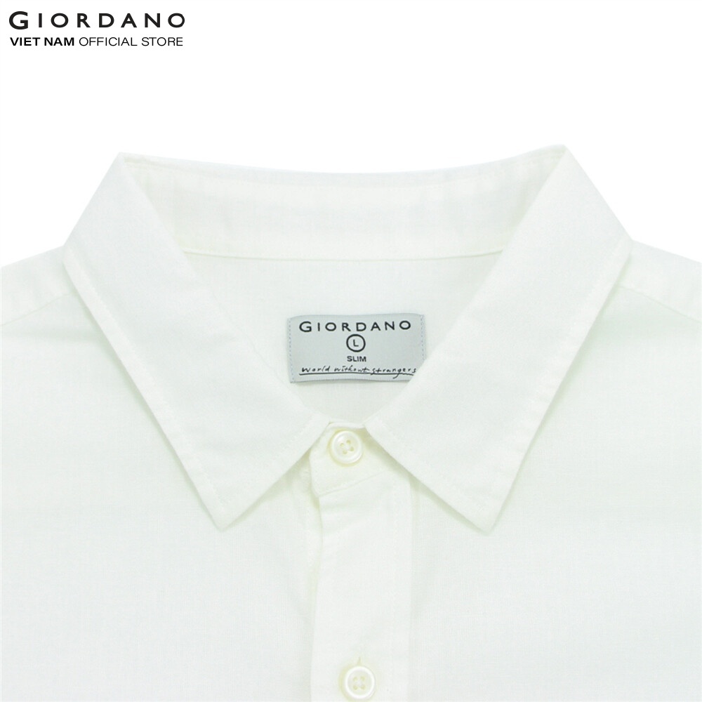 Áo Sơ Mi Nam Ngắn Tay Linen Giordano 01043202