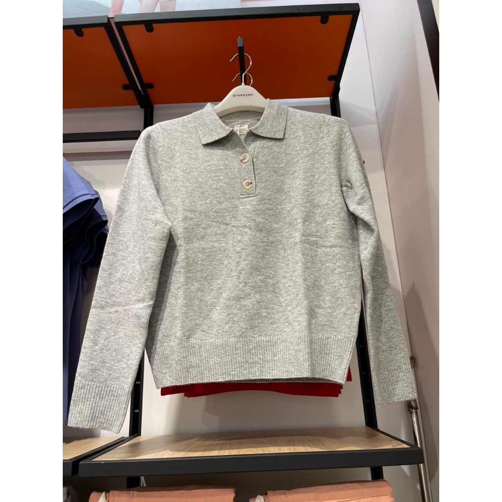 Áo Len Dài Tay Nữ Sweater Pullover Giordano 05353604