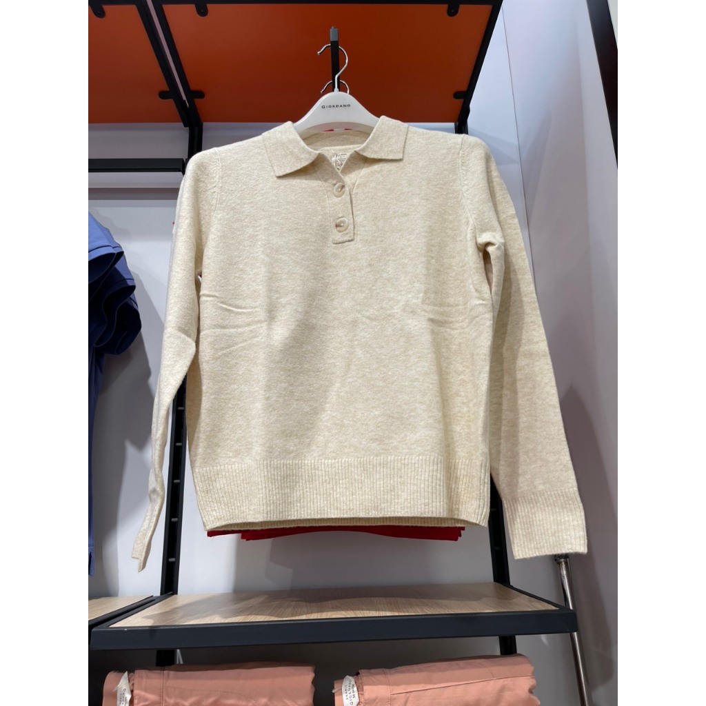 Áo Len Dài Tay Nữ Sweater Pullover Giordano 05353604