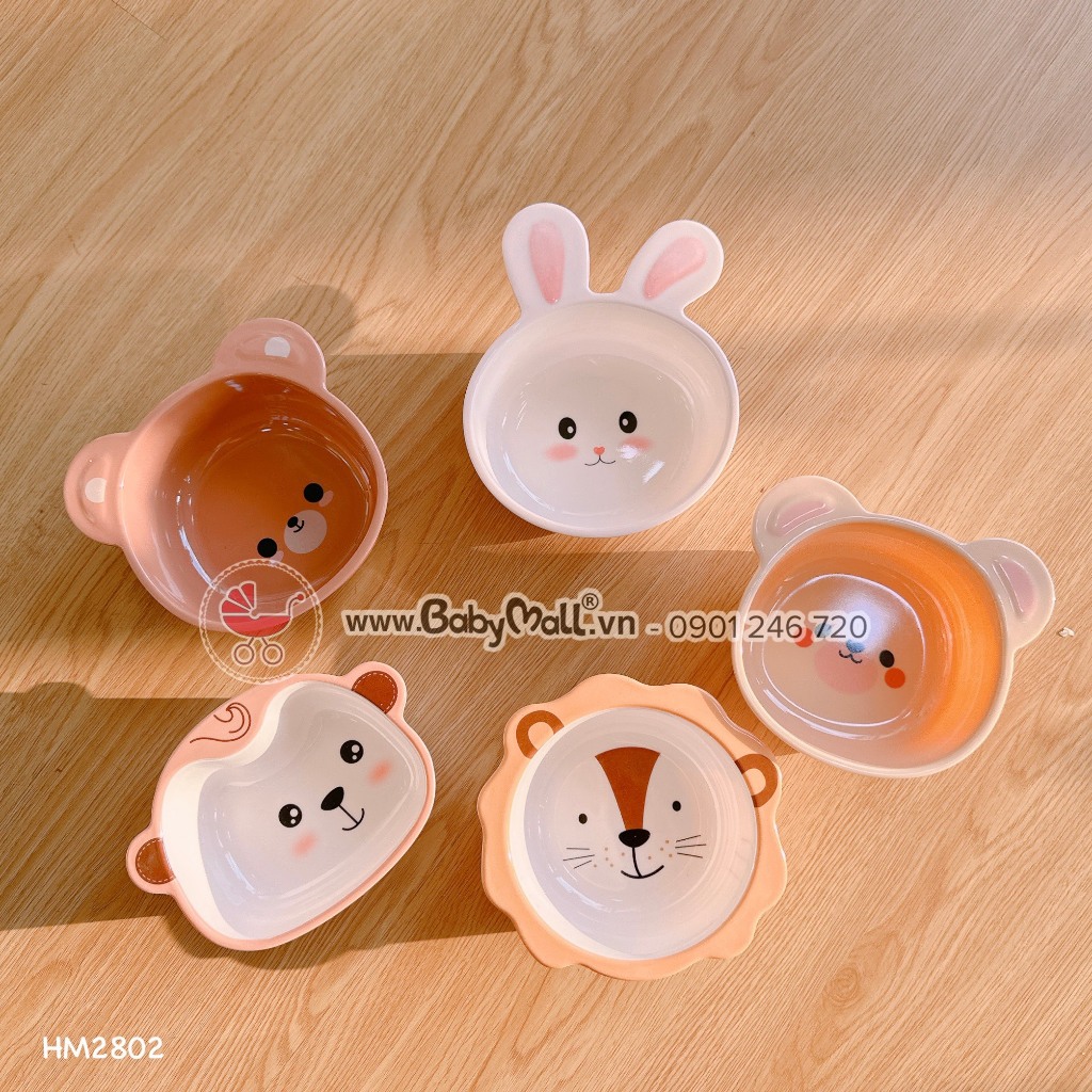 Bát ăn hình thú cho bé siêu cưng