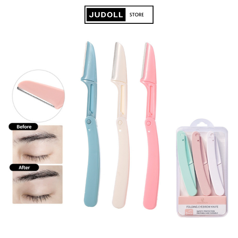 Dao Tỉa Chân Mày Dạng Gập An Toàn Và Cực Tiện Lợi