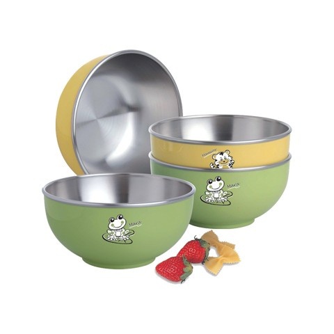 Tô  inox cách nhiệt Darling 15cm Zebra - Thái Lan