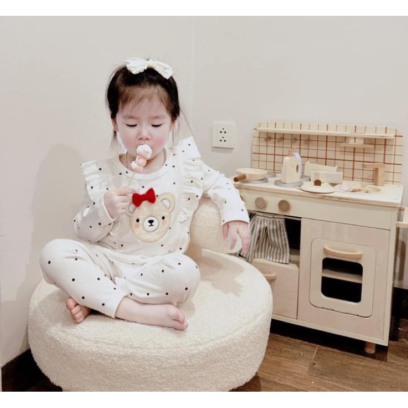 Set 2 bộ gấu bé gái