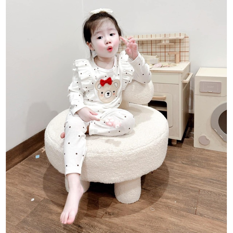 Set 2 bộ gấu bé gái