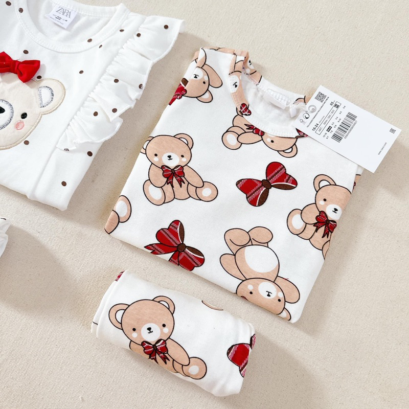 Set 2 bộ gấu bé gái