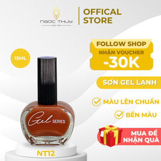 Sơn Móng Tay Gel Lạnh Không Hơ Máy - Ahever - Tông Đỏ Đô Ngọc Thủy Nail 15ML Mã NT12 | 31-40
