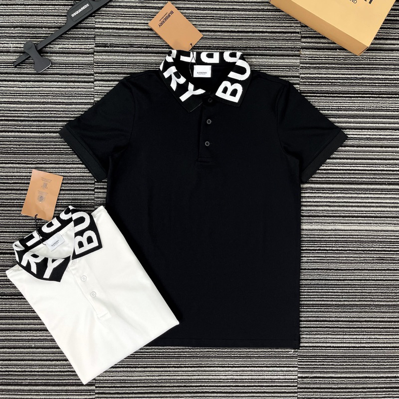 Áo polo BBR bo cổ hoạt tiết cao cấp vải cá sấu cotton không xù thời trang phong cách