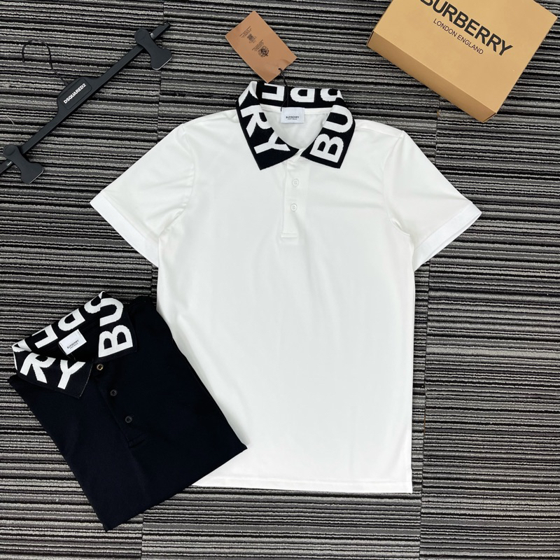 Áo polo BBR bo cổ hoạt tiết cao cấp vải cá sấu cotton không xù thời trang phong cách