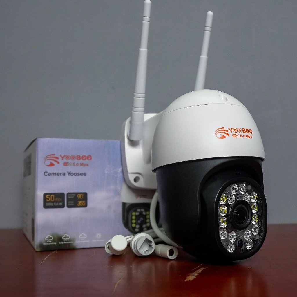 Camera ngoài trời Yoosee 5.0 MPX 16 led - 8032, đàm thoại 2 chiều,chống nước,hàng chính hãng,bảo hành 12 tháng