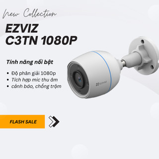  camera ip wifi ngoài trời ezviz c3tn / h3c Full HD 1080p 2.0M có mic thu âm BH 2 năm