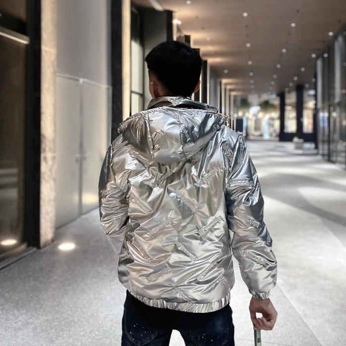 Áo Khoác Phao Bạc Nam Đôn Chề Dập Logo Siêu Cấp - Áo Phao Bạc Nam Nữ Hàng Q.C Cao Cấp