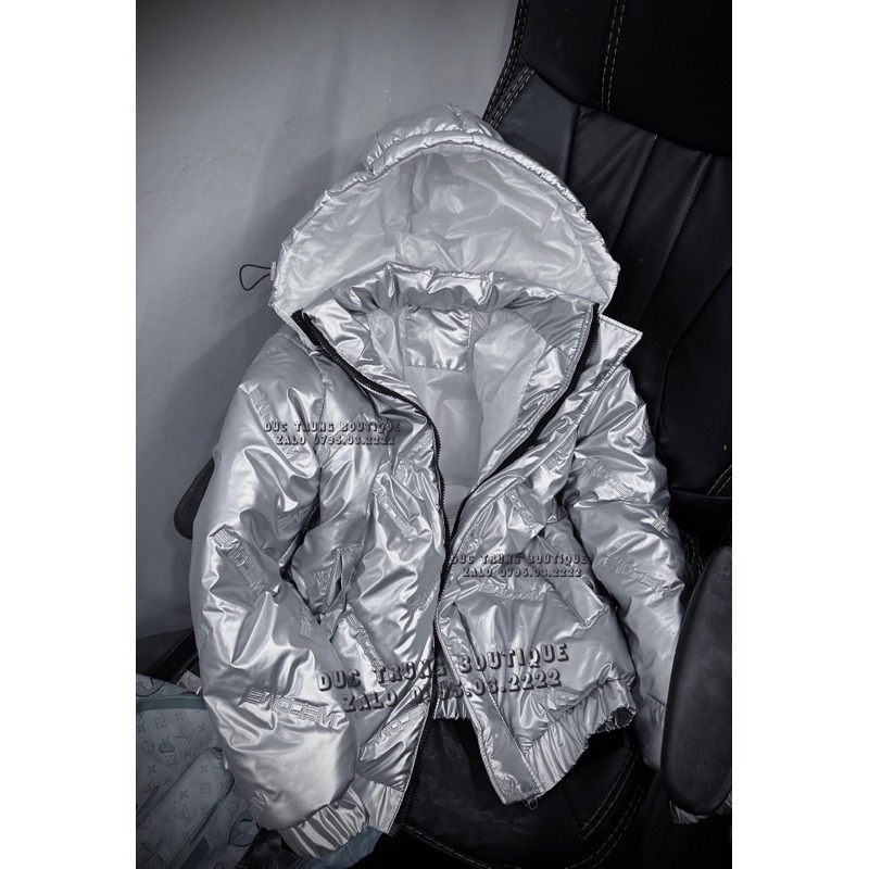 Áo Khoác Phao Bạc Nam Đôn Chề Dập Logo Siêu Cấp - Áo Phao Bạc Nam Nữ Hàng Q.C Cao Cấp