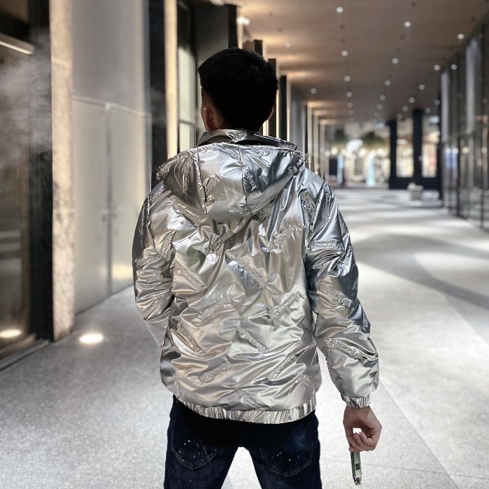 Áo Khoác Phao Bạc Nam Đôn Chề Dập Logo Siêu Cấp - Áo Phao Bạc Nam Nữ Hàng Q.C Cao Cấp