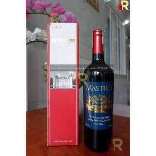Set rượu vang Mastro - bao gồm hộp đựng