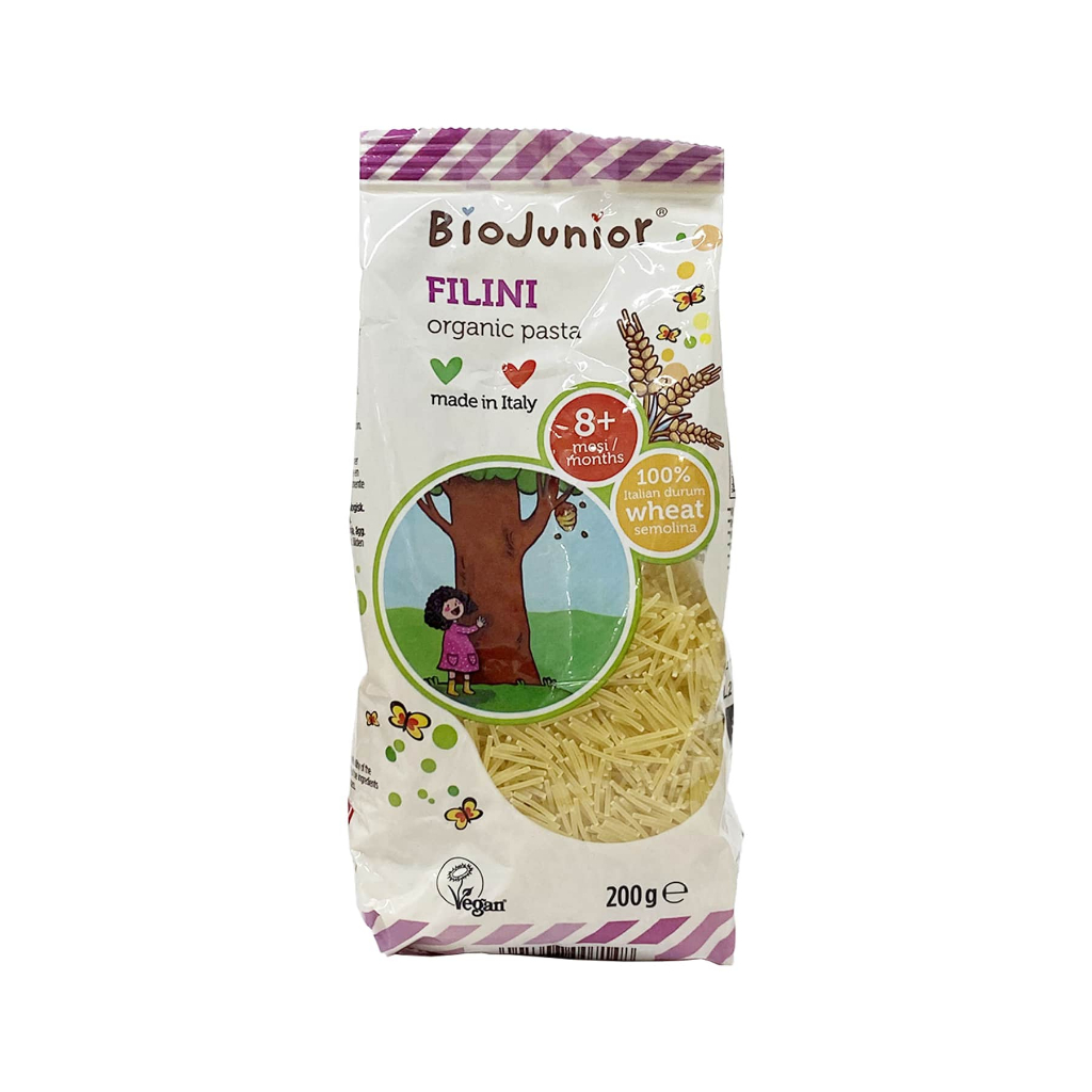 Mì ăn dặm hữu cơ cho bé dạng sợi Bio Junior 200g