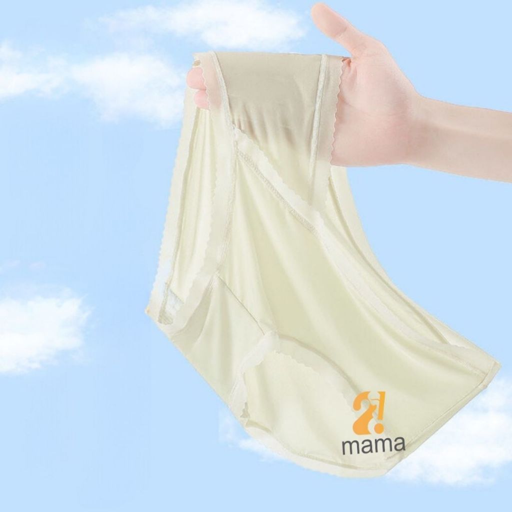 Quần lót bầu và sau sinh 2mama chất liệu Su Thạch cao cấp, cạp chéo tránh chạm vết mổ bigsize đũng sáng màu