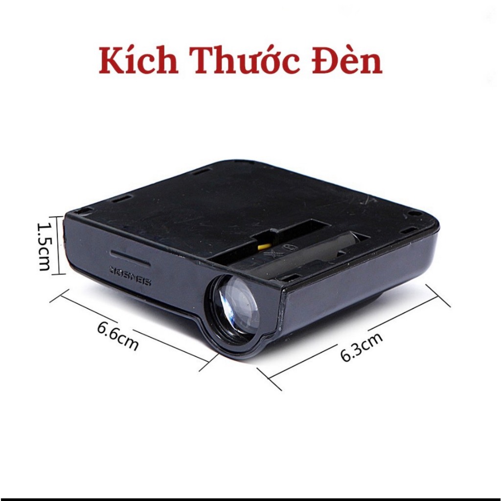 Đèn Chiếu Logo Gắn Cửa Hiệu KN , Đèn Chào Mở Cửa Chiếu Hình Logo