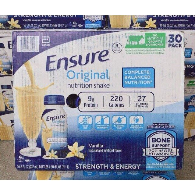 Sữa nước Ensure Abbott 237ml nội địa Mỹ Extaste