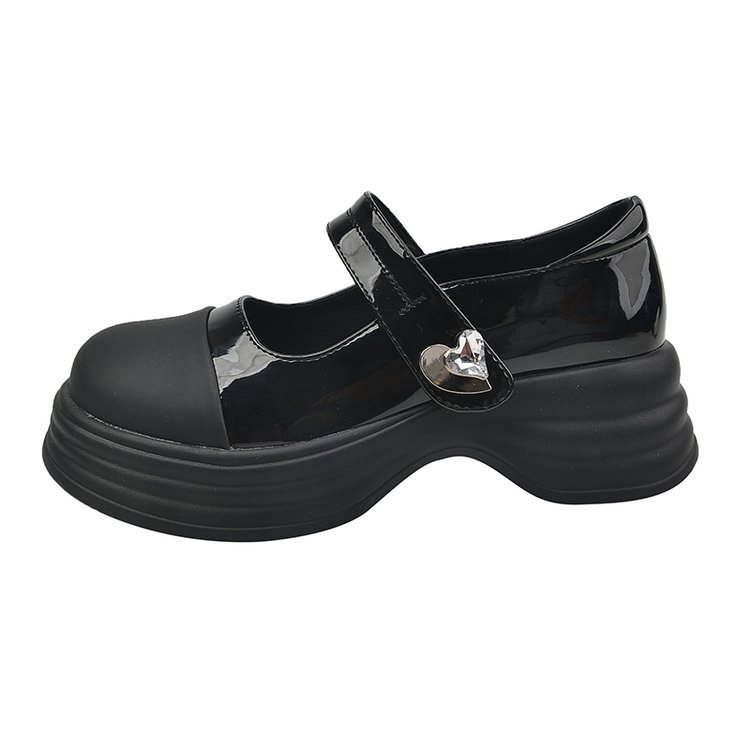 Giày búp bê lolita nữ đế cao da mềm LANZHI bản hộp cao cấp - giày nữ xinh xắn