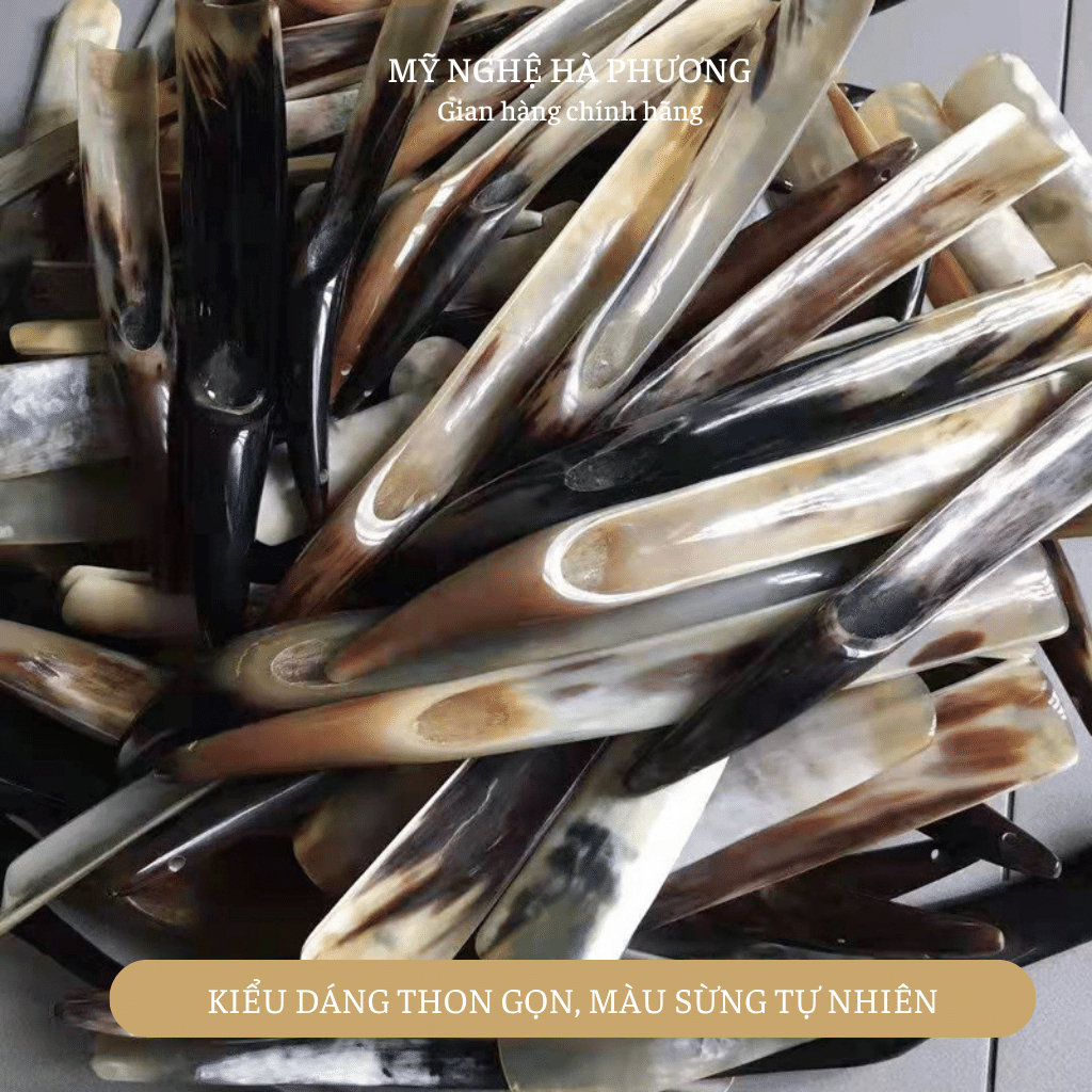 Đón Gót Giày, Cây Xỏ Giày Sừng Tự Nhiên | Mỹ nghệ Hà Phương