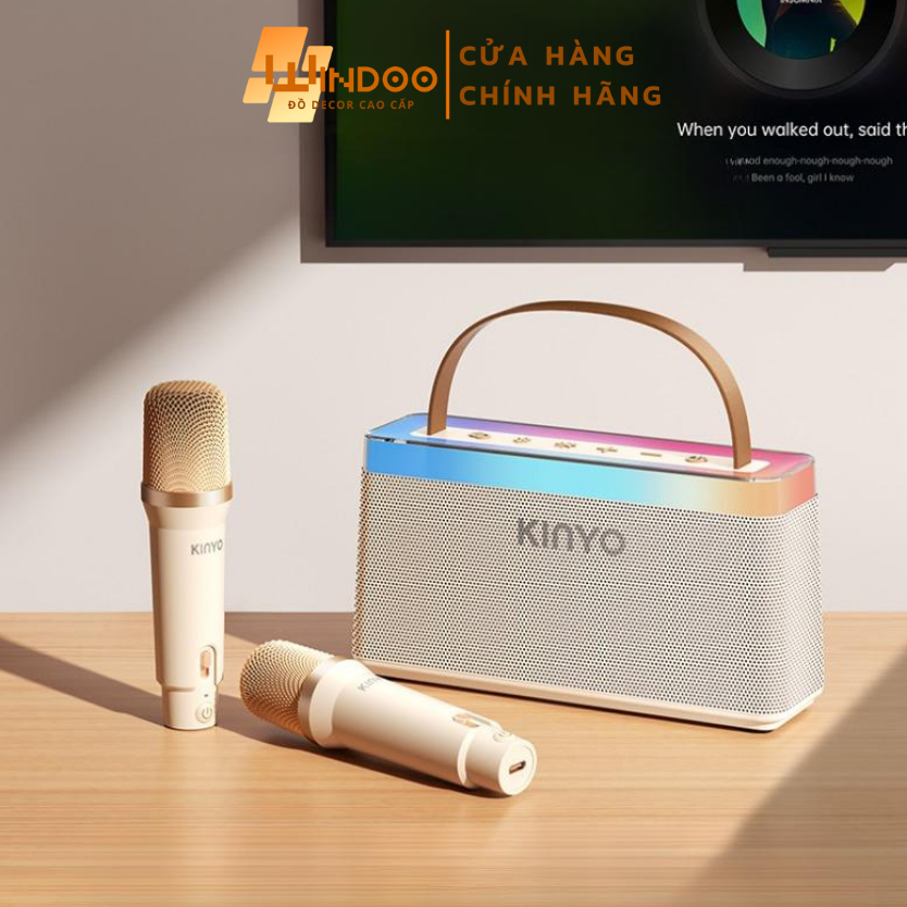 Loa bluetooth karaoke công suất lớn, loa hát karaoke âm thanh chất lượng bassh mạnh siêu trầm WINDOO WD83