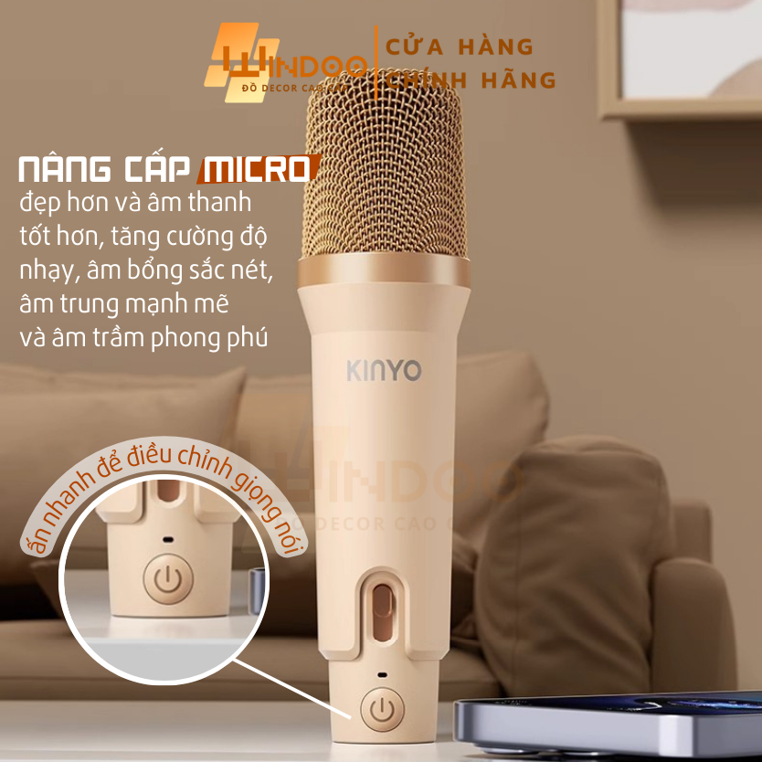 Loa bluetooth karaoke công suất lớn, loa hát karaoke âm thanh chất lượng bassh mạnh siêu trầm WINDOO WD83