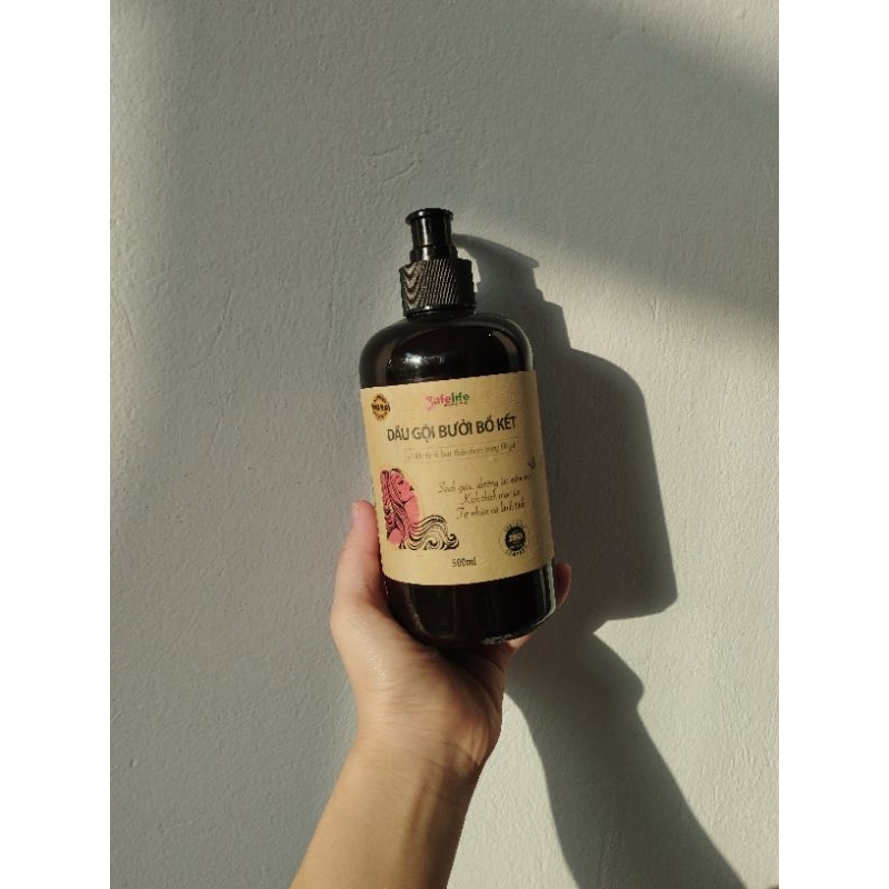 Dầu gội thảo dược Safelife dầu gội thiên nhiên 500ml